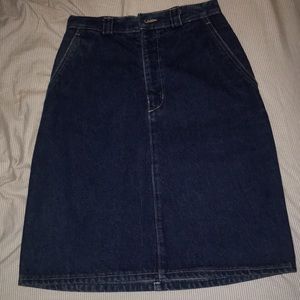 Vintage Calvin Klein high waisted denim skirt